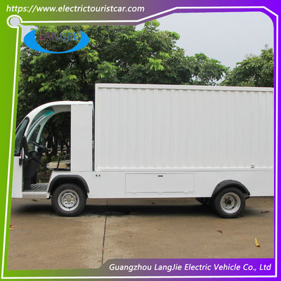 2 ที่นั่ง 1200KG รถกระเป๋าขนของไฟฟ้าขนาดเล็ก AC มอเตอร์ 72V รถบรรทุกไฟฟ้าสําหรับสนามบิน