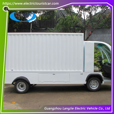 รถบรรทุกสินค้า รถกระเป๋าสะพายสินค้าไฟฟ้า 72V/7.5KW AC มอเตอร์อุปกรณ์สาธารณะ รถรับส่งไฟฟ้า