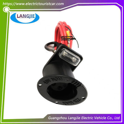 CIub Car Electric Golf Cart Charging Socket With Three Core Round Head 101802101 สายไฟฟ้าสําหรับรถกอล์ฟ