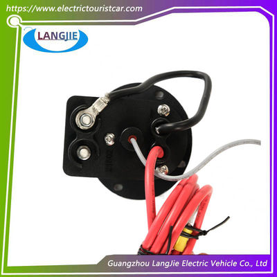 CIub Car Electric Golf Cart Charging Socket With Three Core Round Head 101802101 สายไฟฟ้าสําหรับรถกอล์ฟ