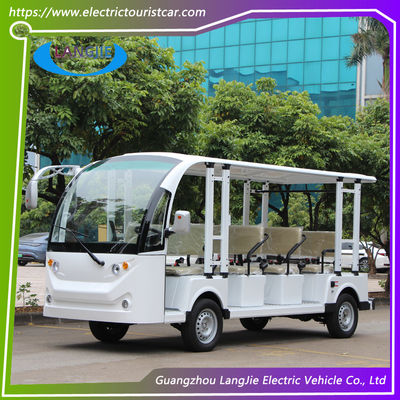 72V 7.5KW มหาวิทยาลัยรถท่องเที่ยวไฟฟ้า 11 ที่นั่ง แบตเตอรี่ 6v * 12pcs สําหรับรถท่องเที่ยว