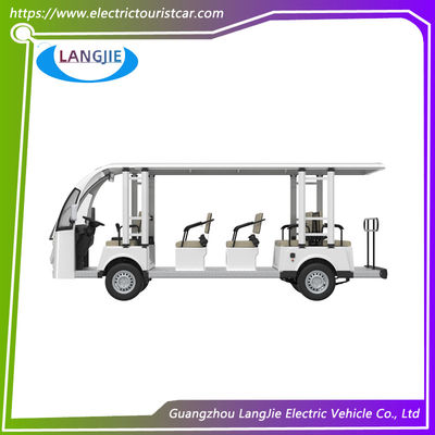 รถขนส่งไฟฟ้า 72V AC มอเตอร์ 14 คน รถนักท่องเที่ยวไฟฟ้า สําหรับคัมพัส