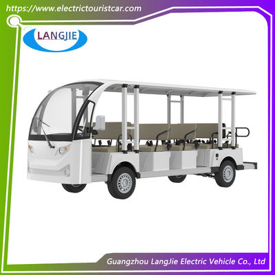 รถขนส่งไฟฟ้า 72V AC มอเตอร์ 14 คน รถนักท่องเที่ยวไฟฟ้า สําหรับคัมพัส