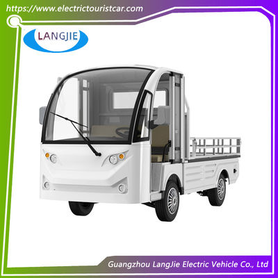 AC Motor 2 Seats Electric Luggage Cart สําหรับขนส่งกระเป๋าเดินทางในโรงแรมและสนามบิน