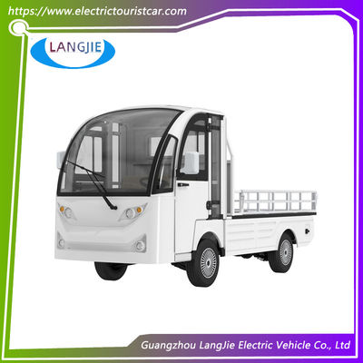 คาร์ตกอล์ฟ 2 ที่นั่ง สีขาว AC 48V 5KW คาร์ตกอล์ฟไฟฟ้าที่มีกล่องบรรทุก