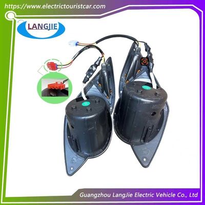 ไฟท้าย LED ของรถกอล์ฟ Yamaha และไฟหน้าฮาโลเจน