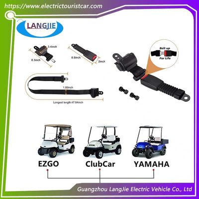 EZGO แบรนท์การติดตั้งเข็มขัดความปลอดภัยแยกสําหรับส่วนประกอบของรถกอล์ฟ