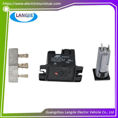 เครื่องตัดวงจรทางอุณหภูมิของรถกอล์ฟ SLCH-48VDC-SL-A Relay Three In One Club อะไหล่รถยนต์