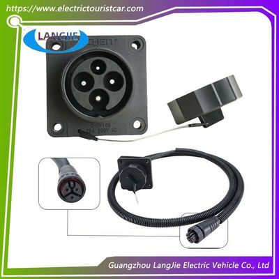 EXCAR ชาร์จพล็อกและซ็อตเชื่อม 220V ชิ้นส่วนรถกอล์ฟ