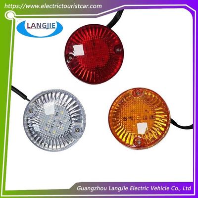 ไฟกลม 8 ซม LED 12V ไฟเบรก Marshell ไฟไฟฟ้า การท่องเที่ยวและรถตํารวจ