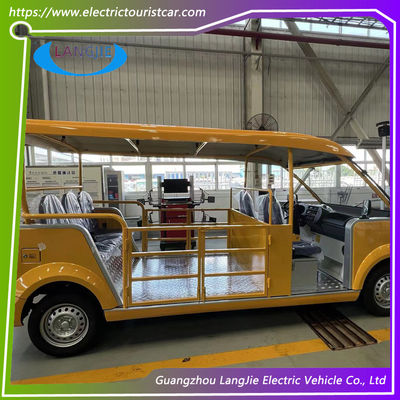 รถทัวร์ขนาดเล็กสำหรับ 8 ที่นั่ง Green Tour ไฟฟ้า 18% ความสามารถในการปีนเขา