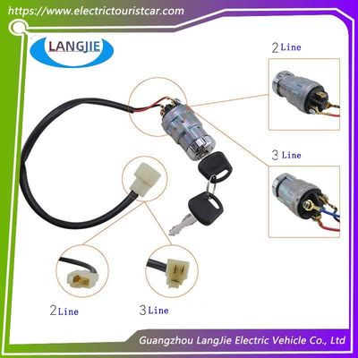 ราคาดี รถชมวิวไฟฟ้า สัญญาณสวิทช์จุดไฟ 2 สาย LVTONG คาร์ตกอล์ฟ 3 สาย ออนไลน์
