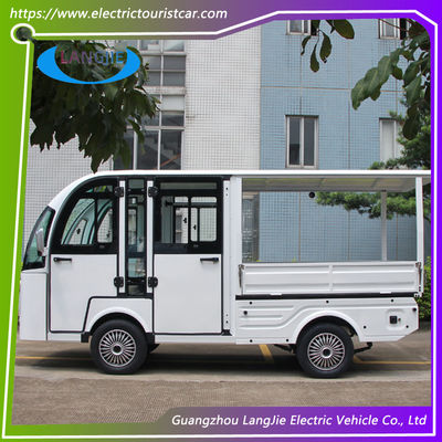 ราคาดี รถบรรทุกไฟฟ้าสีที่กําหนดเอง 5 ที่นั่ง 48V / 5KW AC Motor สําหรับรีสอร์ท ออนไลน์