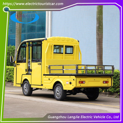 ราคาดี รถบัสรับส่งไฟฟ้าสี่ล้อ 23 ที่นั่งพร้อมประตู / มอเตอร์มินิบัสไฟฟ้า AC ออนไลน์