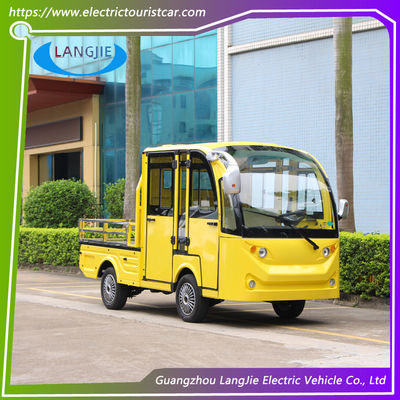 รถท่องเที่ยวไฟฟ้า 48V DC ขนาดเล็ก 8 ที่นั่งกำลังโหลด 640KGS น้ำหนักเบา