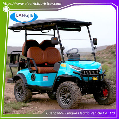 รถกอล์ฟ Club Car Precedent 4 ที่นั่ง มอเตอร์ AC รถทัวร์ไฟฟ้า สำหรับสวนสาธารณะ