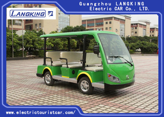 รถทัวร์ขนาดเล็กสำหรับ 8 ที่นั่ง Green Tour ไฟฟ้า 18% ความสามารถในการปีนเขา