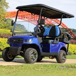 ราคาดี แบตเตอรี่ 48 วอลต์ 4 ที่นั่ง 5KW แอคมอเตอร์รถกอล์ฟไฟฟ้า ด้วยระยะทาง 80 กม. online