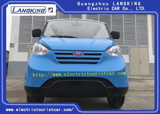 ยานพาหนะท่องเที่ยวไฟฟ้าแบตเตอรี่ขับเคลื่อนสีน้ำเงิน 8 ที่นั่งพร้อมภายนอกที่มีสไตล์