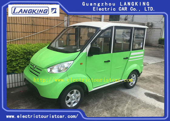 รถกอล์ฟไฟฟ้า 4 ล้อ สีเขียวเข้ม 48 โวลต์ รถชาร์จฟรี