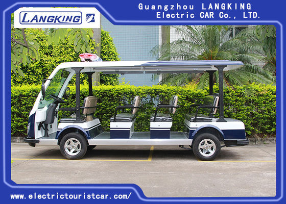 11 Seaters Village รถรับส่งไฟฟ้า 72V / 5KW พร้อม Big Light On Tops Y113B
