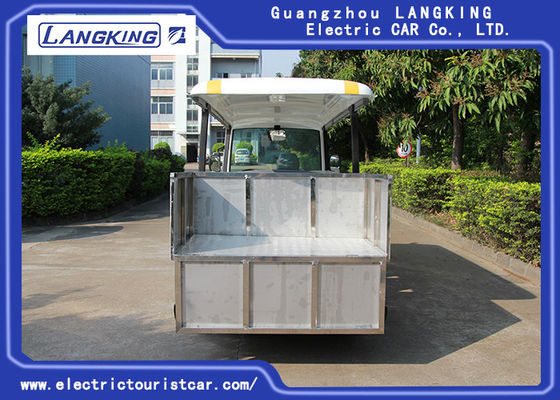Cool 11 Seats ยานพาหนะไฟฟ้าเที่ยวชมสถานที่ Cargo ด้วย Small Toplight 72V 7.5KW