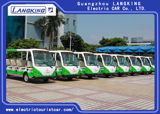 11 คนวิลเลจหมู่บ้านรถรับส่งไฟฟ้า 72V / 5KW AC มอเตอร์ช่วง 100km