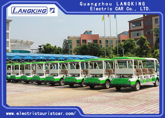 11 คนวิลเลจหมู่บ้านรถรับส่งไฟฟ้า 72V / 5KW AC มอเตอร์ช่วง 100km
